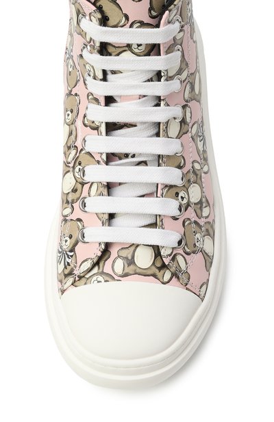 Кожаные кеды MOSCHINO, арт. 81927/VAR3/36-40, фото 4