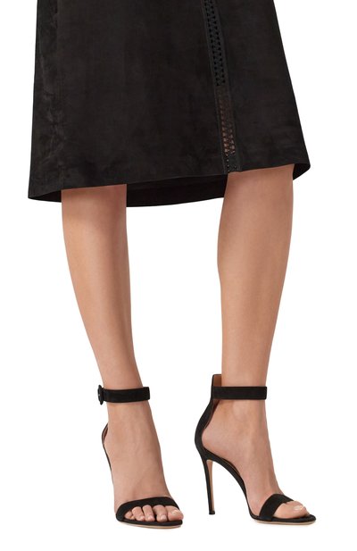 Замшевые босоножки portofino 105 GIANVITO ROSSI, арт. G61096.15RIC.CAMNER0, фото 3