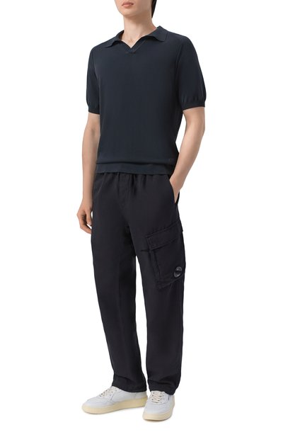 Брюки из хлопка и льна C.P. COMPANY, арт. 20CMPA249A/110626G, фото 2