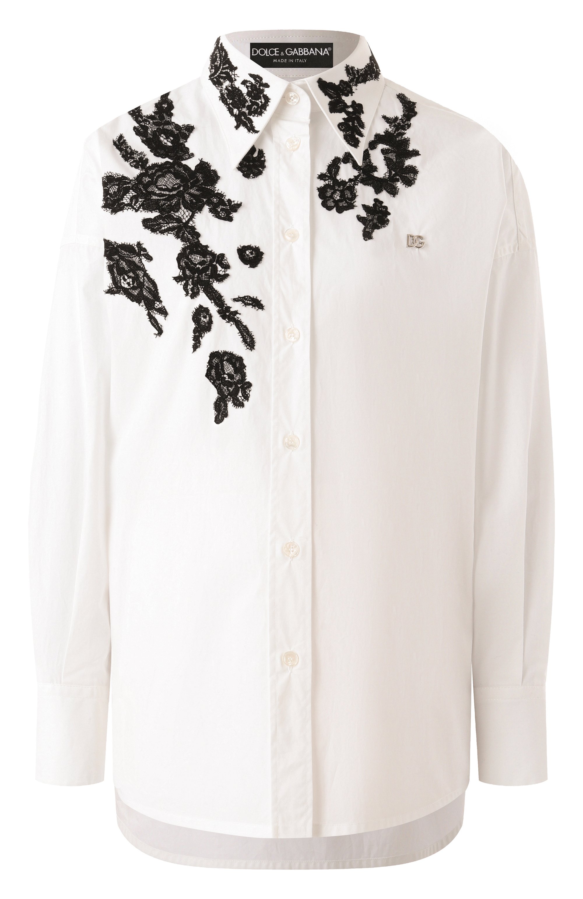 Хлопковая рубашка DOLCE & GABBANA, арт. F5P62T/GDB80, фото 1