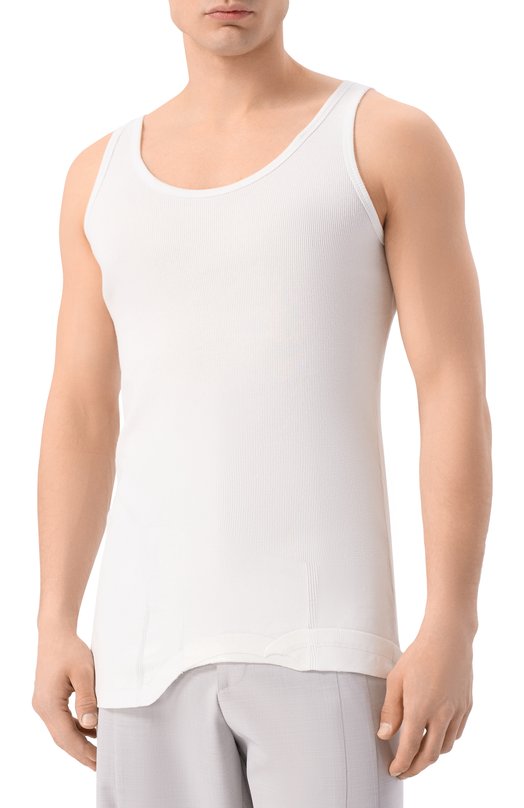 Хлопковая майка Maison Margiela S67NL0031/M20202 Белый  S67NL0031/M20202 Фото 3
