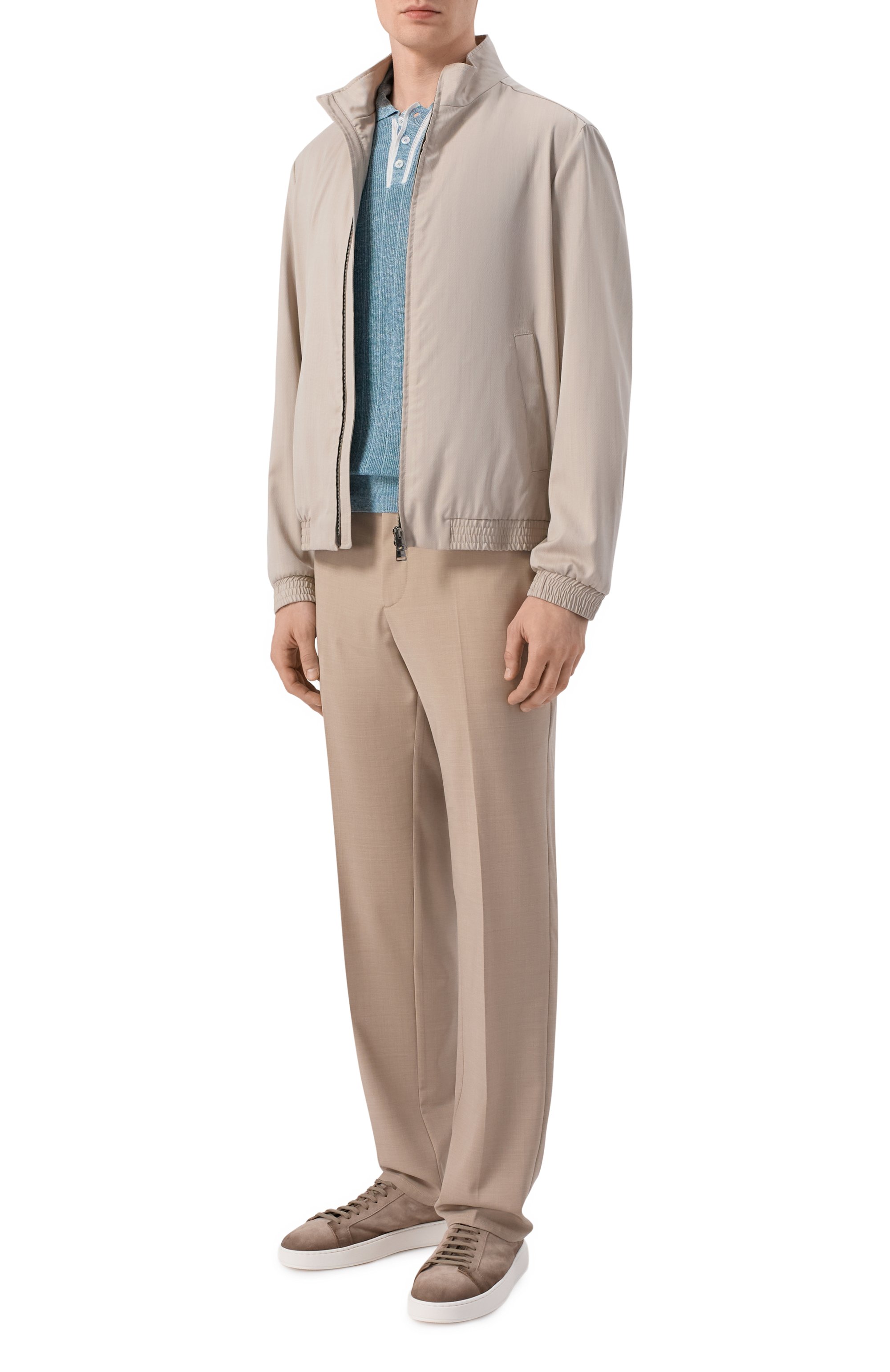 Поло изо льна и хлопка FEDELI, арт. MU005870/IRLANDA BIC, фото 2