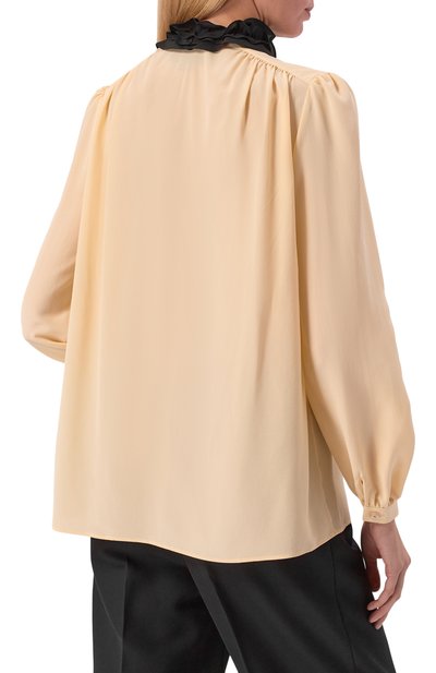 Шелковая блузка VALENTINO, арт. 7B3AB7R0/21B, фото 4