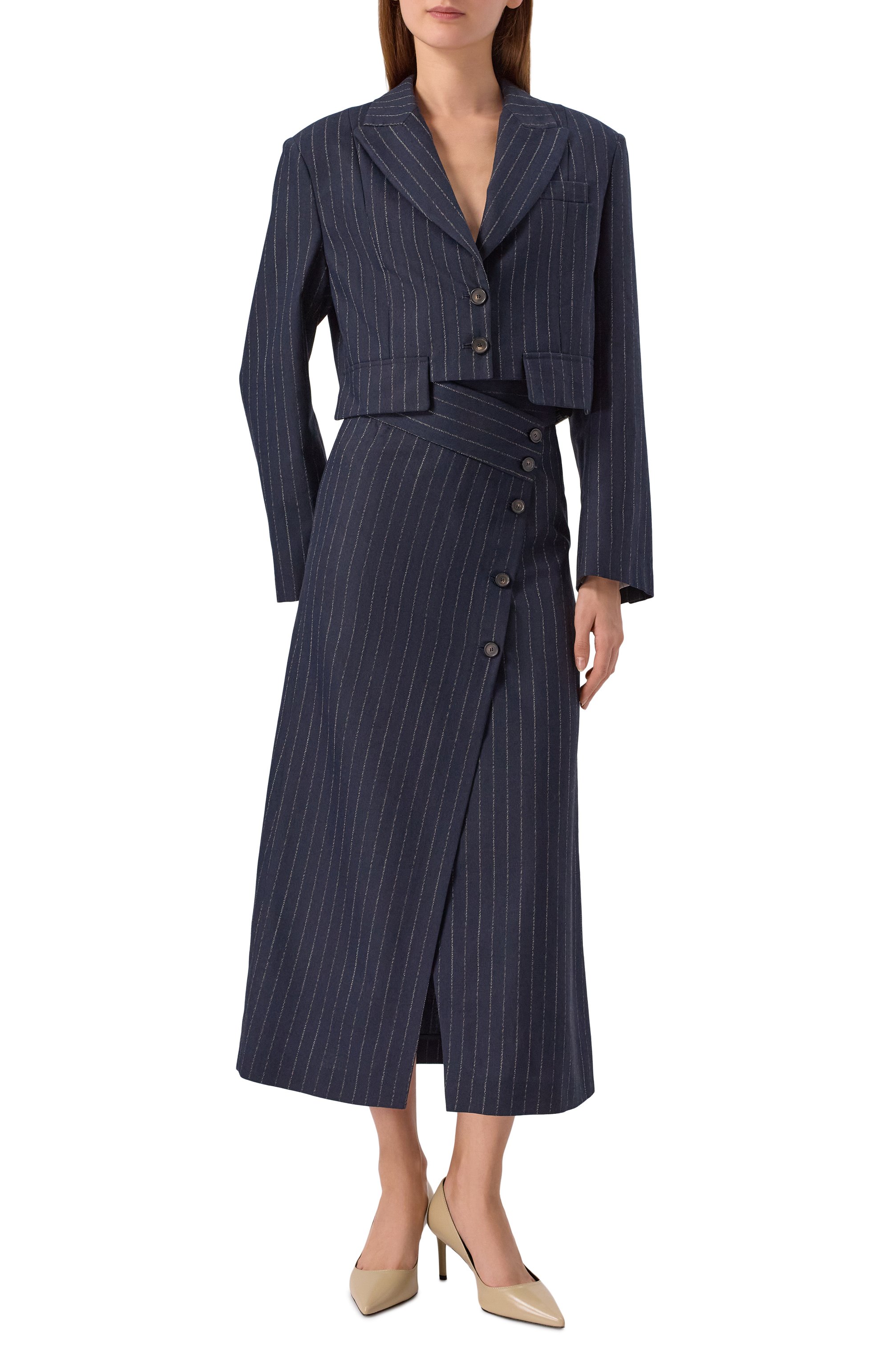 Шерстяная юбка ERIKA CAVALLINI, арт. P5WZ02, фото 2