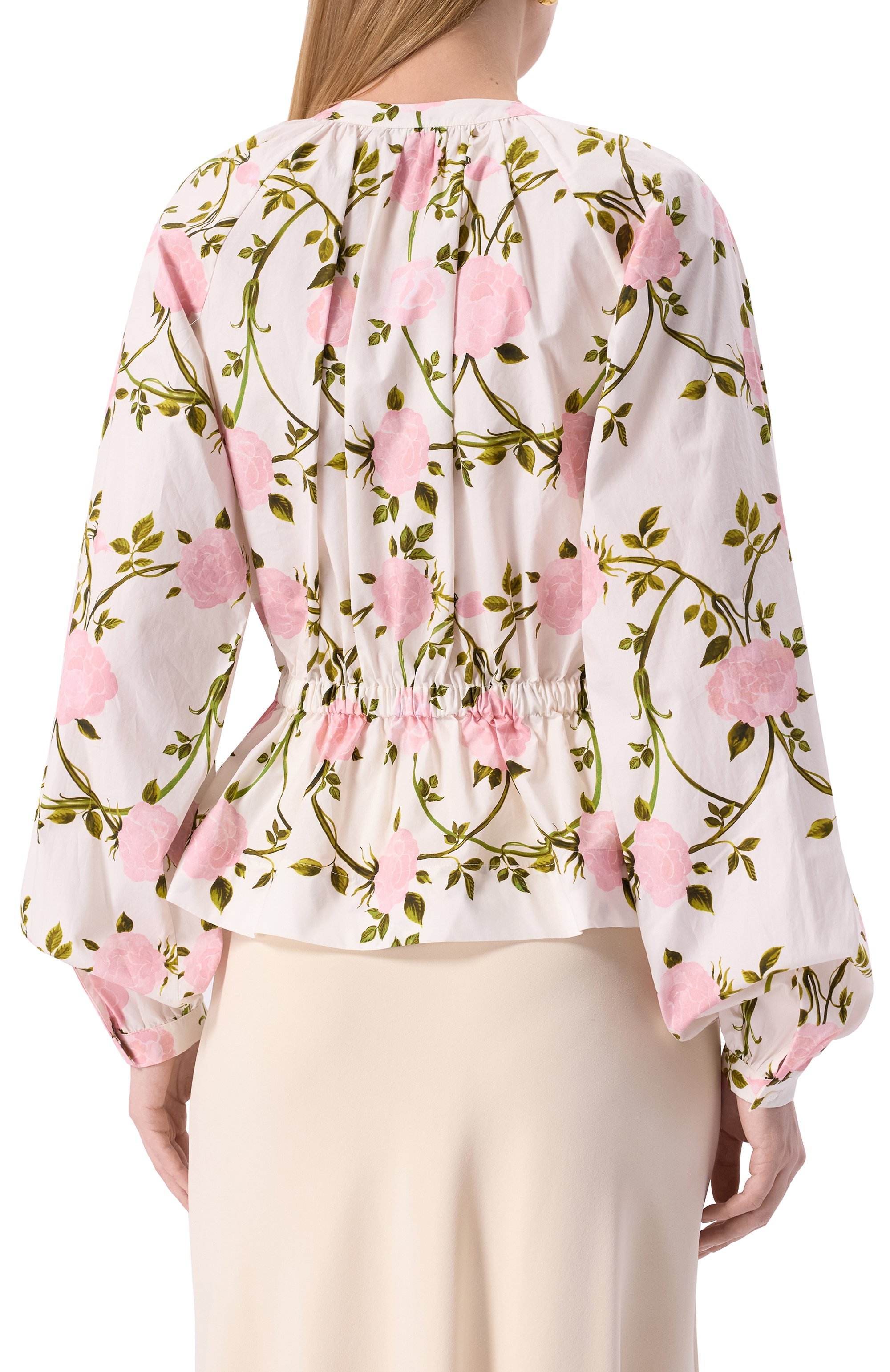 Хлопковая блузка GIAMBATTISTA VALLI, арт. 25SSPVCA1263-31PRI, фото 4