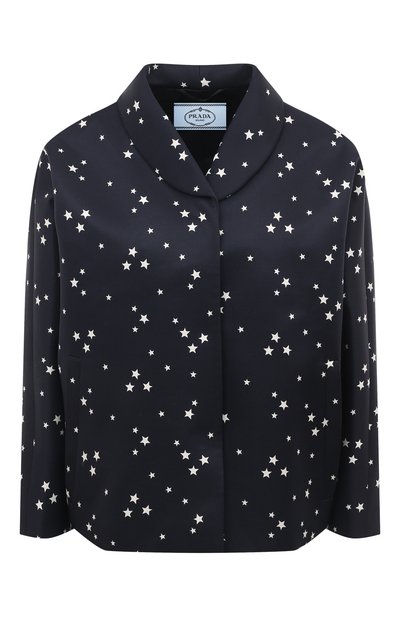 Женский жакет из шерсти и шелка PRADA, арт. P570L-1YHC-F069Q-211