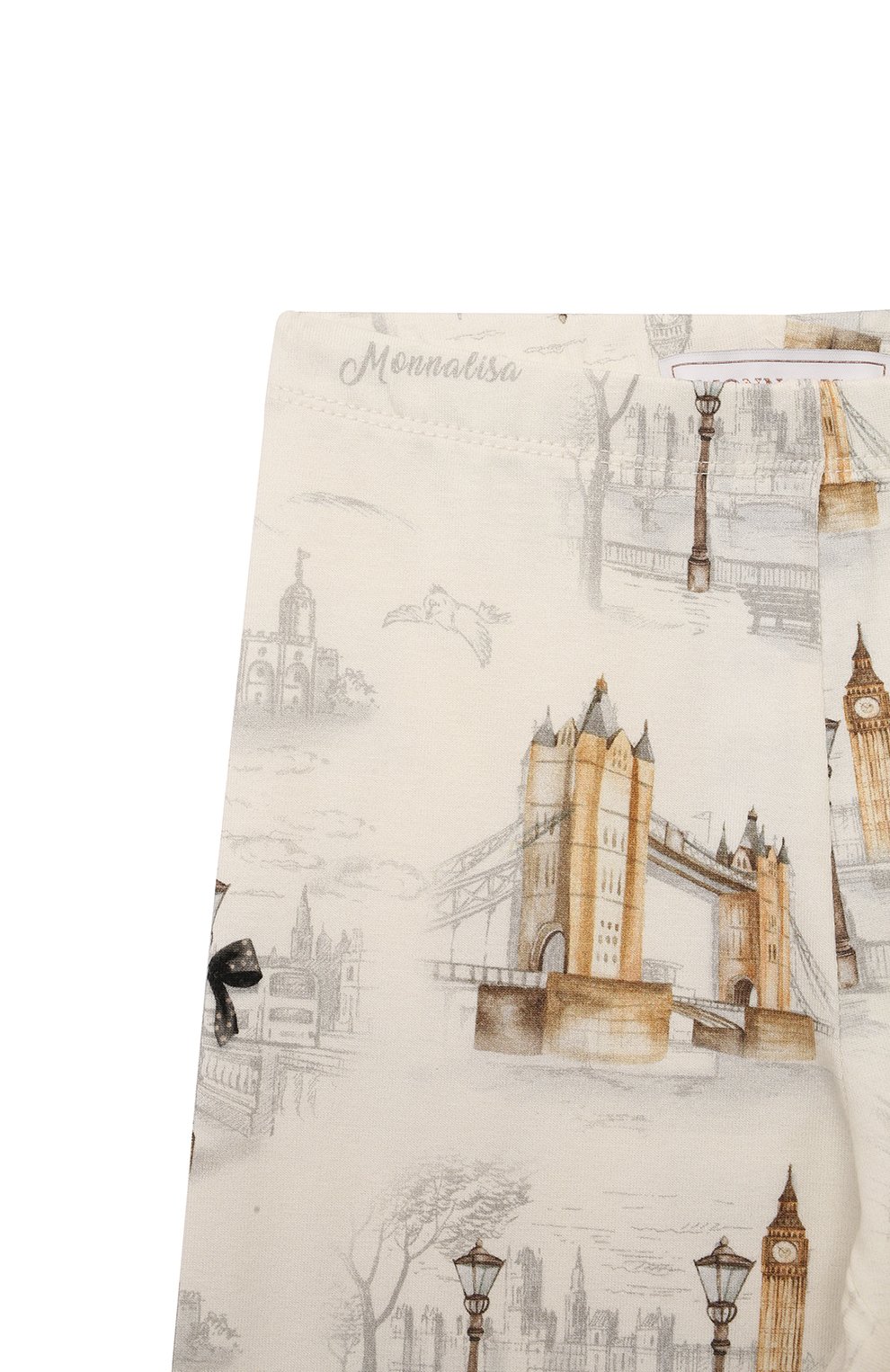 Хлопковые легинсы MONNALISA, арт. 11D409RU, фото 3