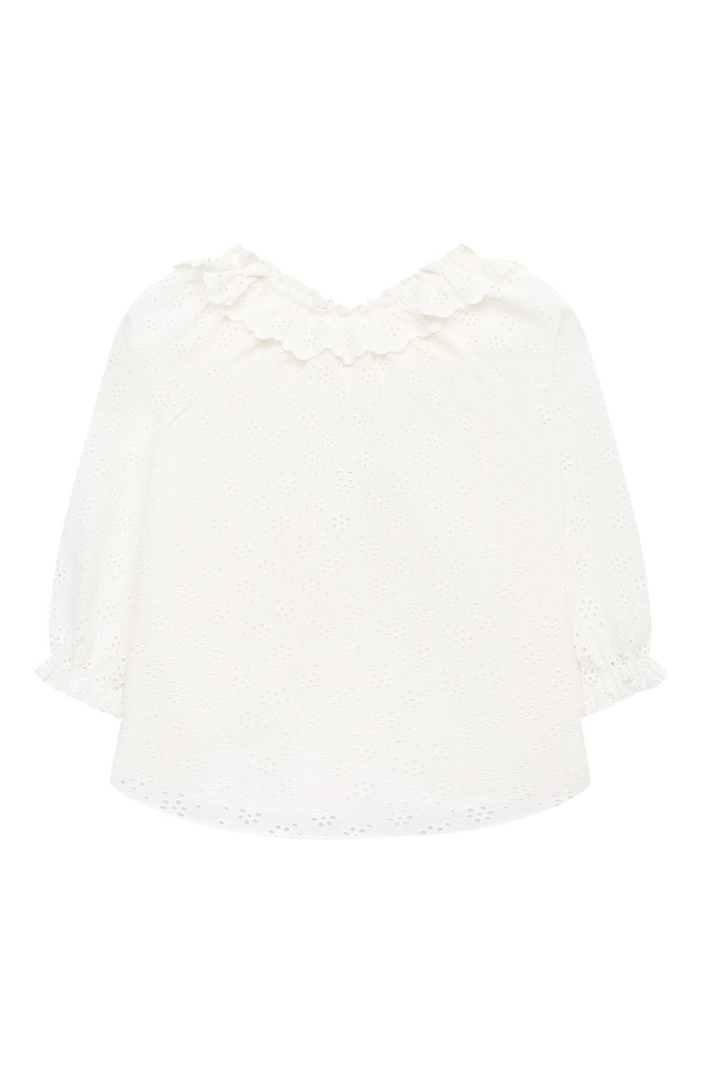 Хлопковая блузка ZIMMERMANN белого цвета по цене 15000 руб., арт. 8547TBTD, фото 2 Хлопковая блузка ZIMMERMANN, арт. 8547TBTD, фото 2
