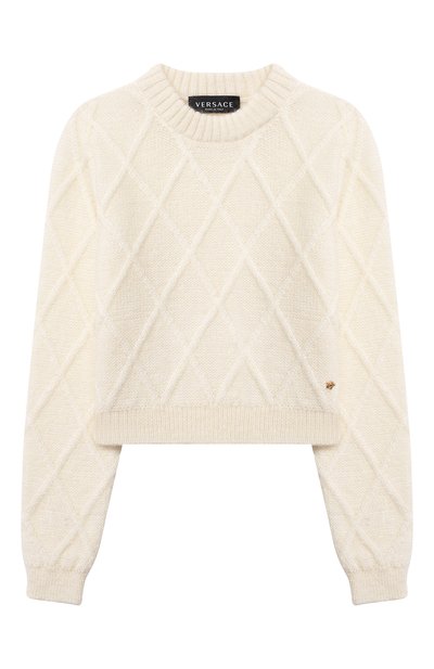 Укороченный свитер из шерсти VERSACE, арт. 1000649/1A00561/4A-6A, фото 1