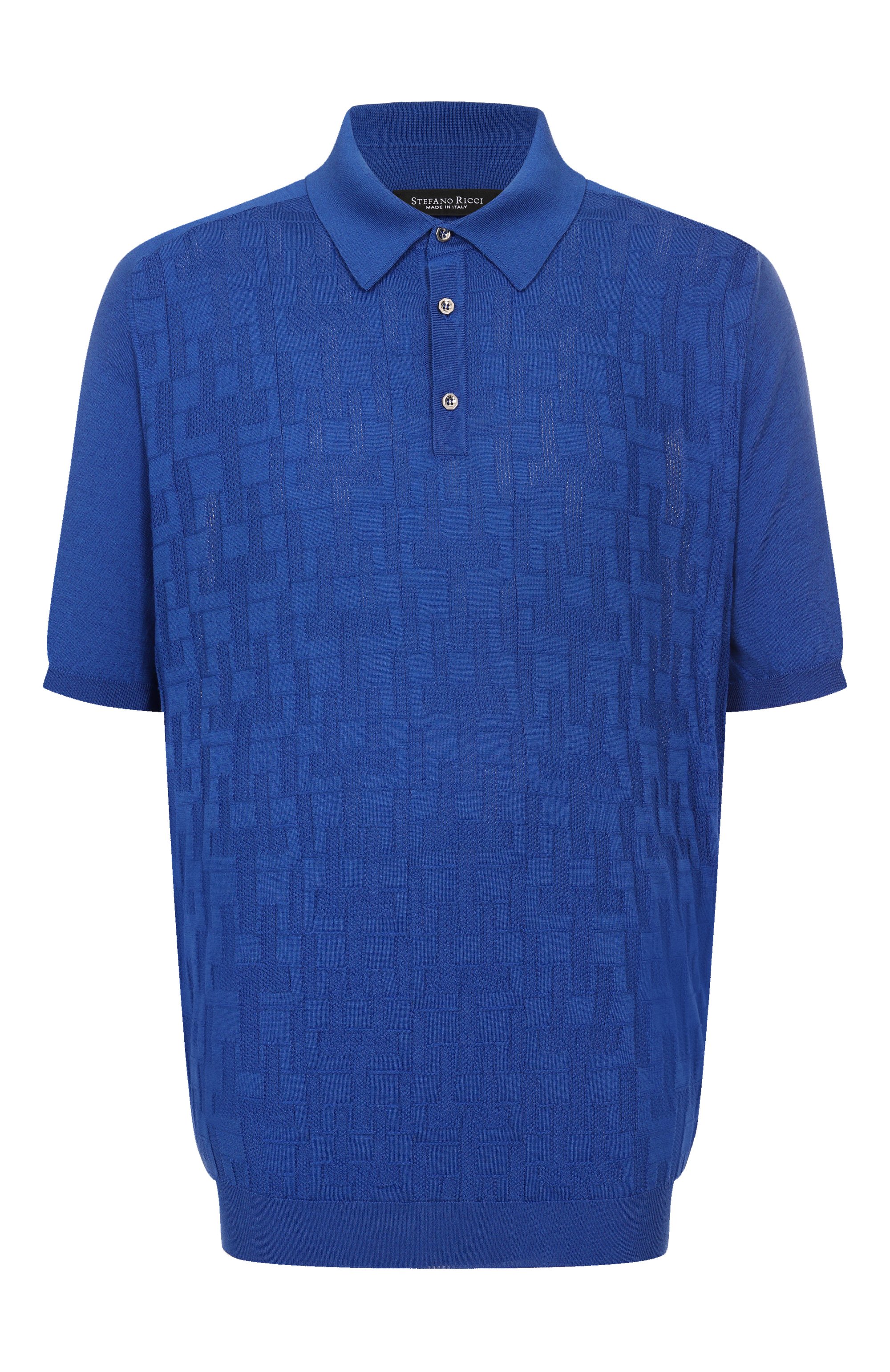 Поло из хлопка и шелка STEFANO RICCI, арт. K818098P13/F25279, фото 1
