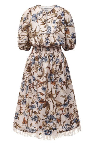 Женское льняное платье ZIMMERMANN, арт. 9367DALI