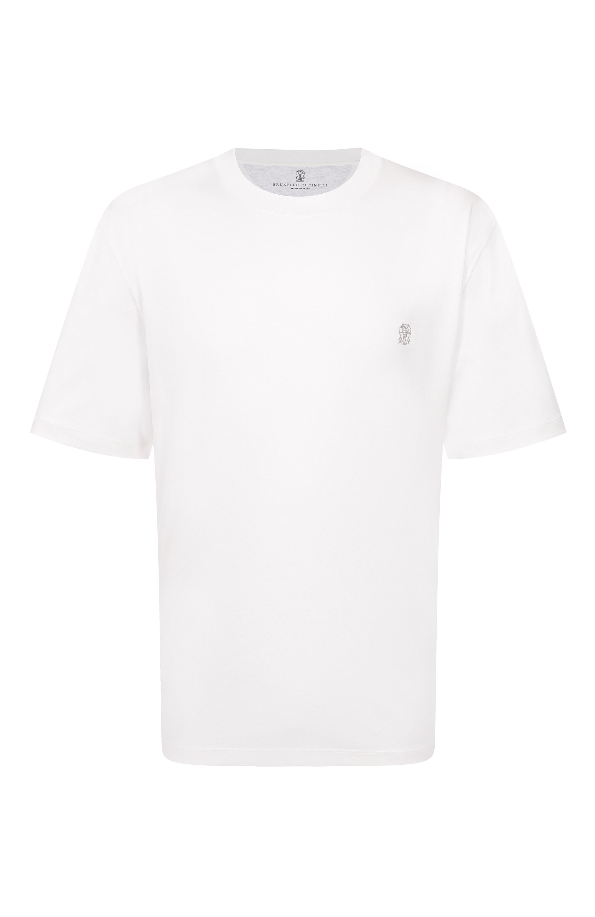 Хлопковая футболка BRUNELLO CUCINELLI, арт. M0B137444W, фото 1
