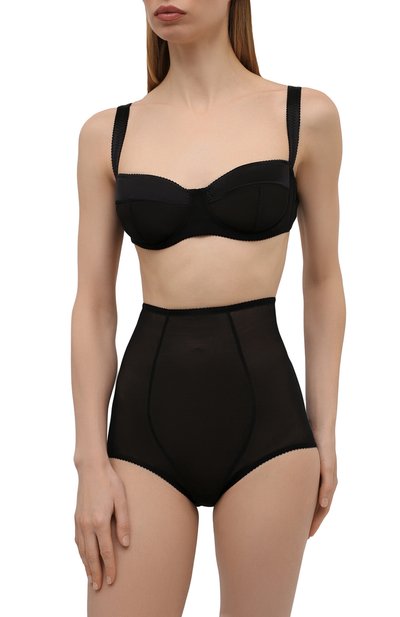 Бюстгальтер-балконет DOLCE & GABBANA черного цвета по цене 27300 руб., арт. 01B73T/FLUAG, фото 2 Бюстгальтер-балконет DOLCE & GABBANA, арт. 01B73T/FLUAG, фото 2