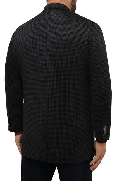 Шерстяной пиджак ZILLI темно-серого цвета по цене 499500 руб., арт. MNW-ECX3-1-F6693/0001/66-68, фото 4 Шерстяной пиджак ZILLI, арт. MNW-ECX3-1-F6693/0001/66-68, фото 4