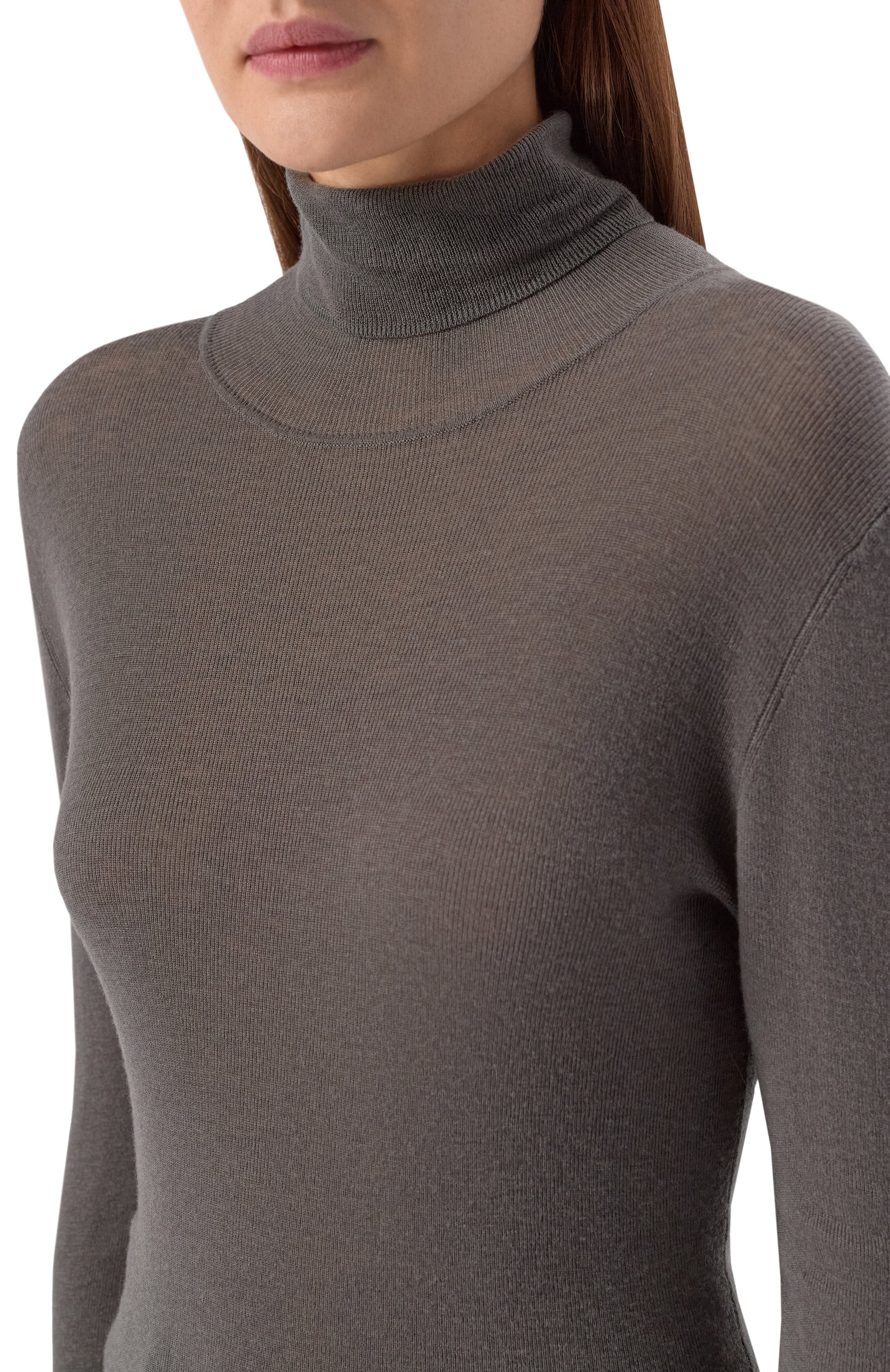Шерстяная водолазка AGREEG серого цвета по цене 40000 руб., арт. 17070185, фото 5 Шерстяная водолазка AGREEG, арт. 17070185, фото 5