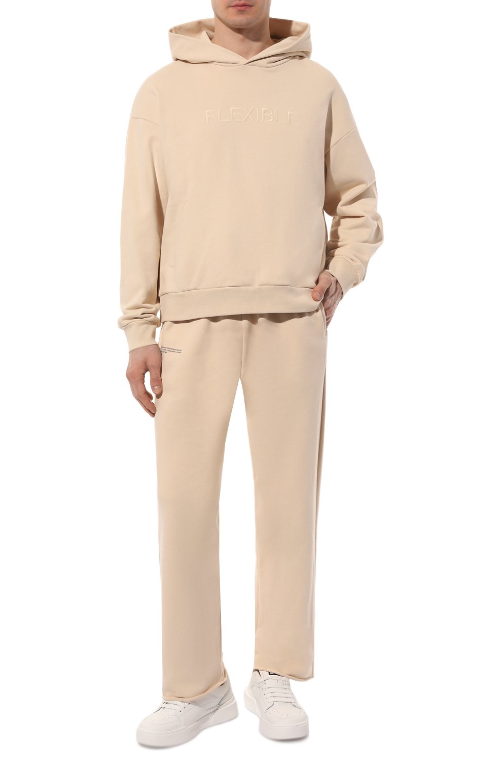 Хлопковое худи PANGAIA бежевого цвета по цене 9575 руб., арт. Organic Cotton Flexible Hoodie, фото 5 Хлопковое худи PANGAIA, арт. Organic Cotton Flexible Hoodie, фото 5