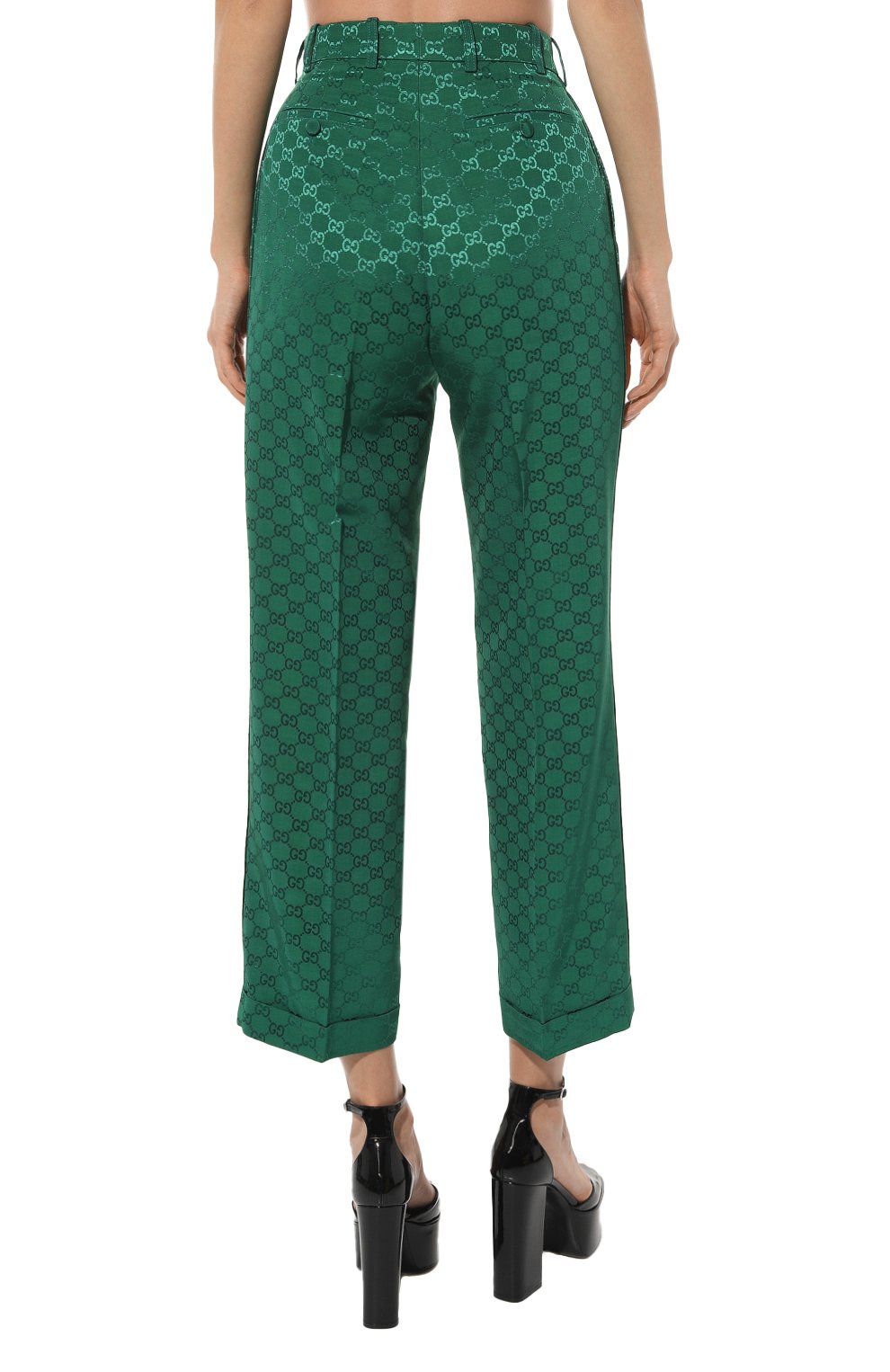 Бр юки из хлопка и вискозы GUCCI, арт. 675587 ZAHMD, фото 4