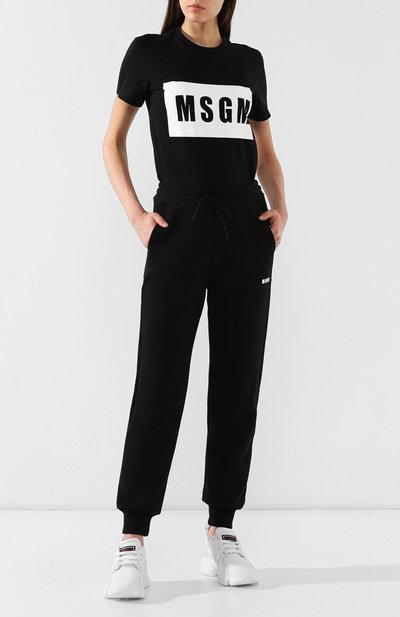 Хлопковая футболка MSGM, арт. 2741MDM95 195797, фото 2