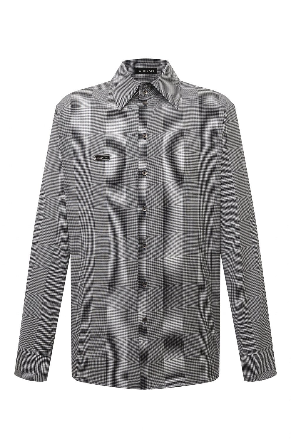 Шерстяная рубашка WHO_AM, арт. MS2-SV238-BLU, фото 1