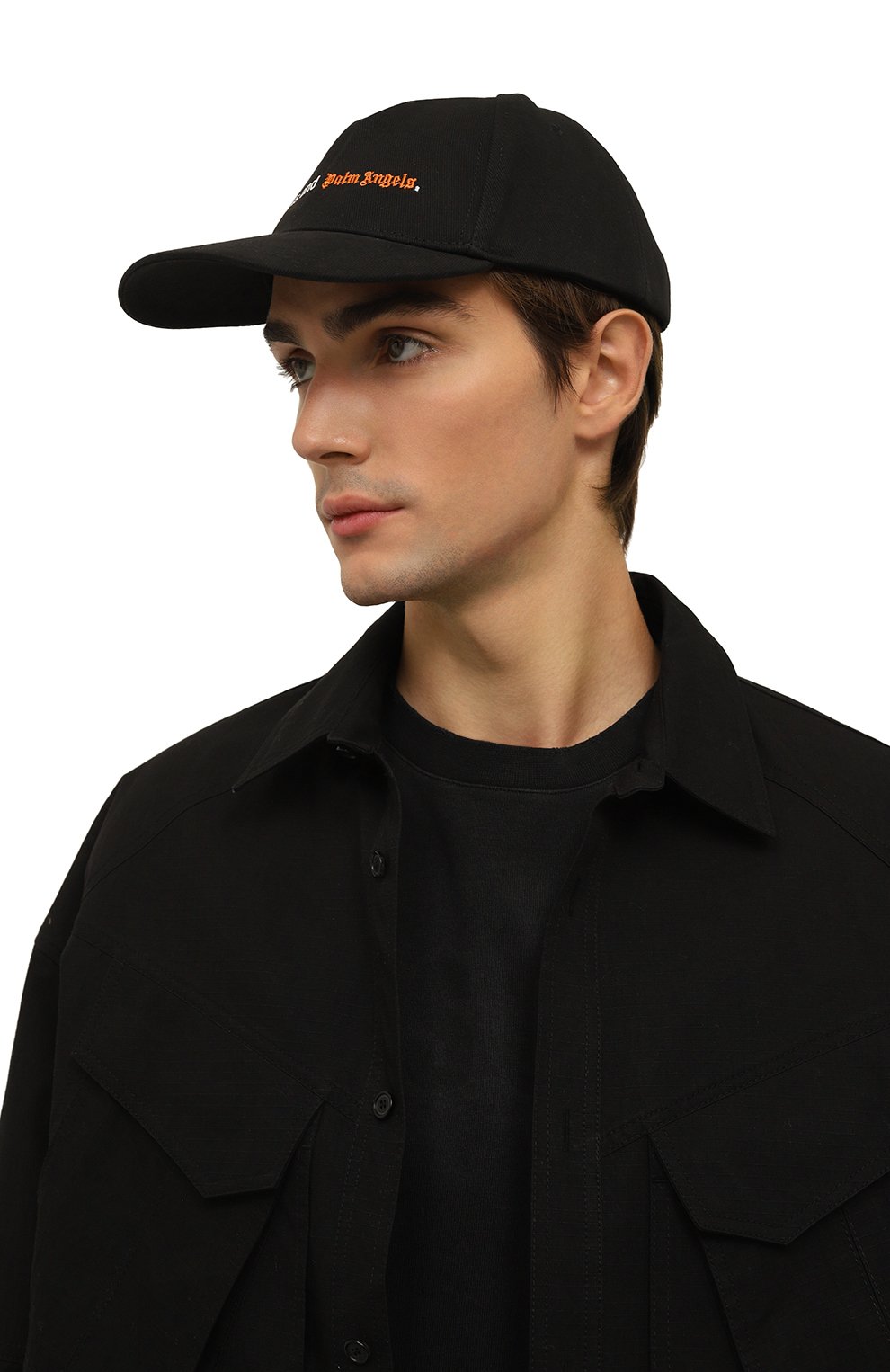 Хлопковая бейсболка PALM ANGELS, арт. PMLB094F23FAB0021025, фото 2