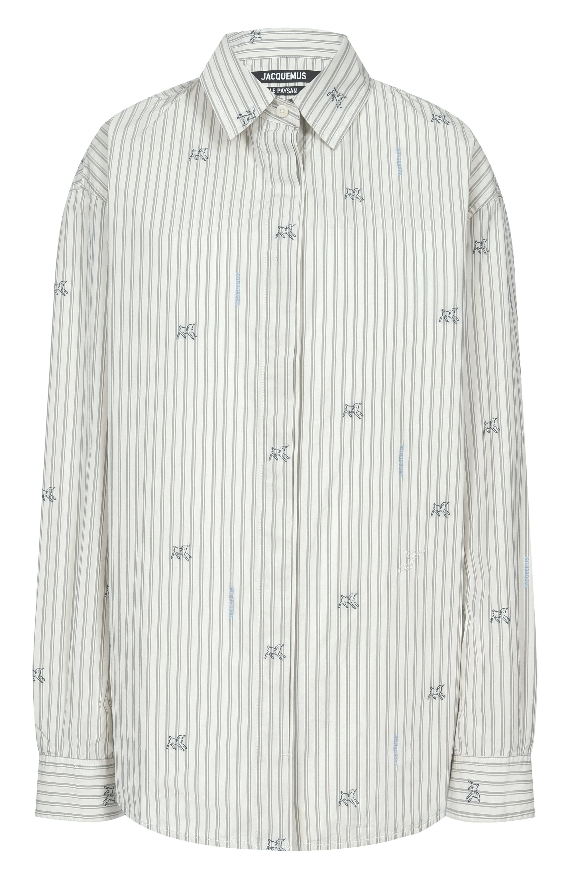 Хлопковая рубашка JACQUEMUS, арт. 26ESHW00566/AW00750, фото 1