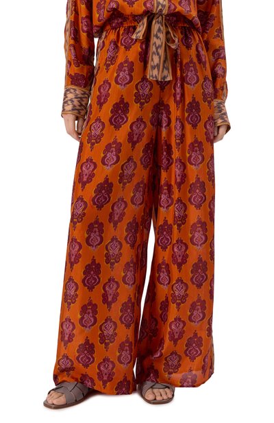 Шелковые брюки ZIMMERMANN, арт. 1500PRS251, фото 3