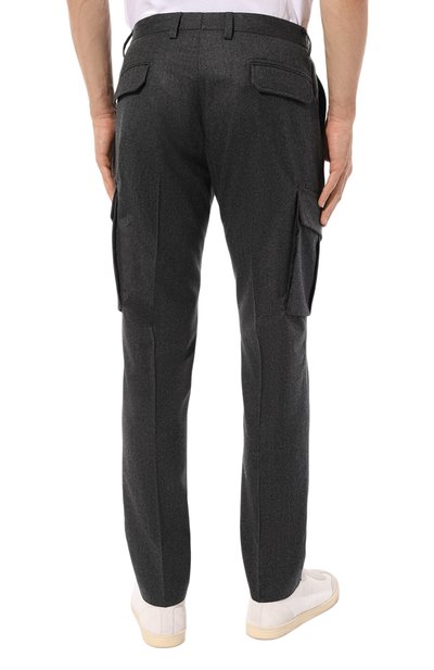Шерстяные брюки-карго CORNELIANI, арт. 924L02-3818111, фото 4