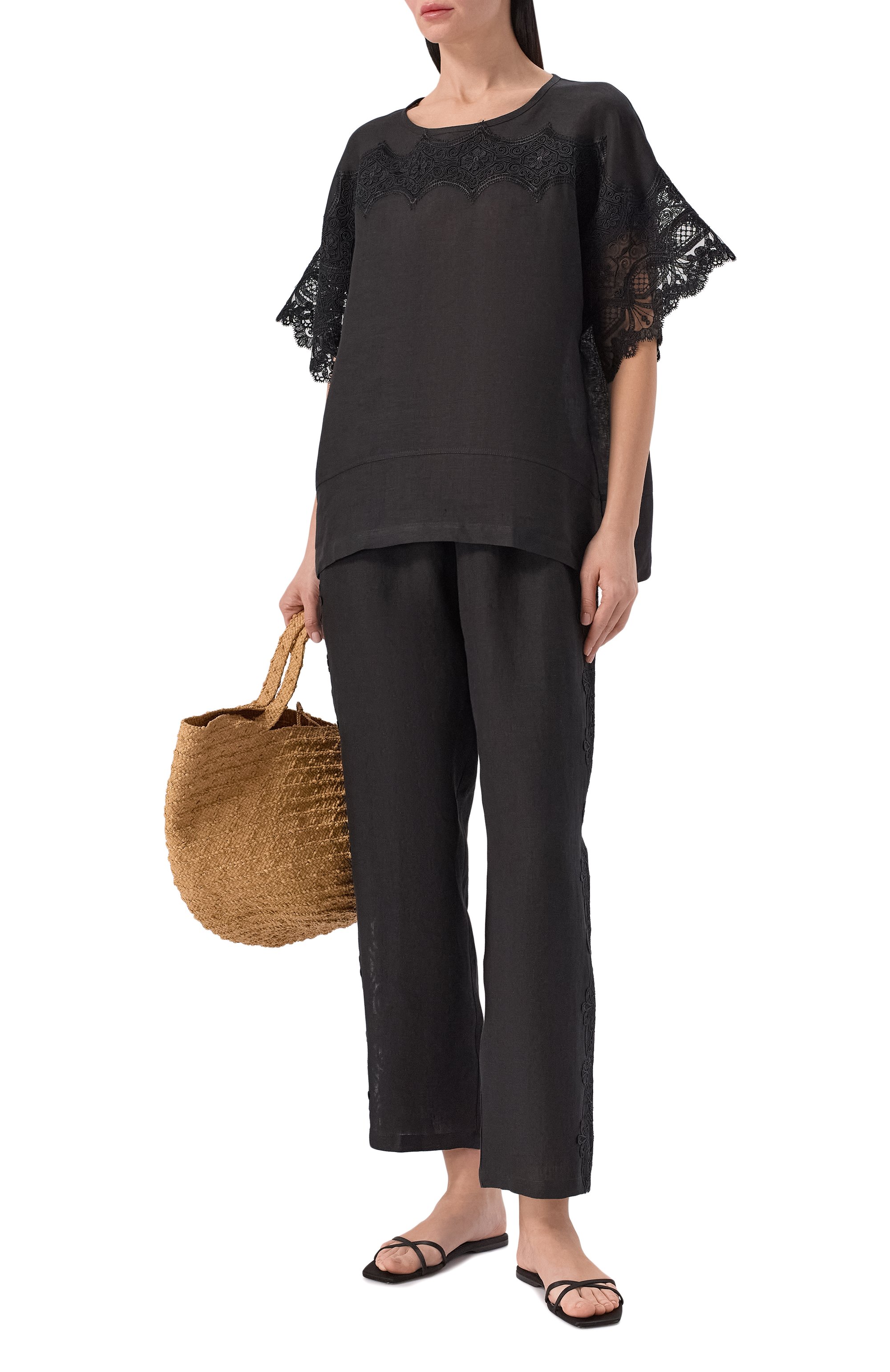 Топ изо льна и вискозы MAURIZIO, арт. W08460881, фото 2