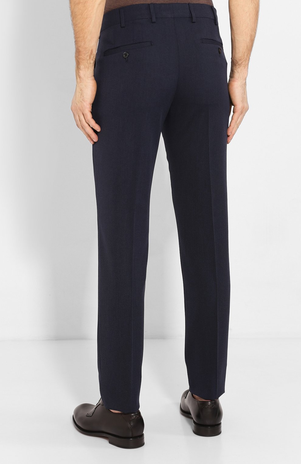 Брюки из смеси шерсти и хлопка LORO PIANA, арт. FAL0398, фото 4