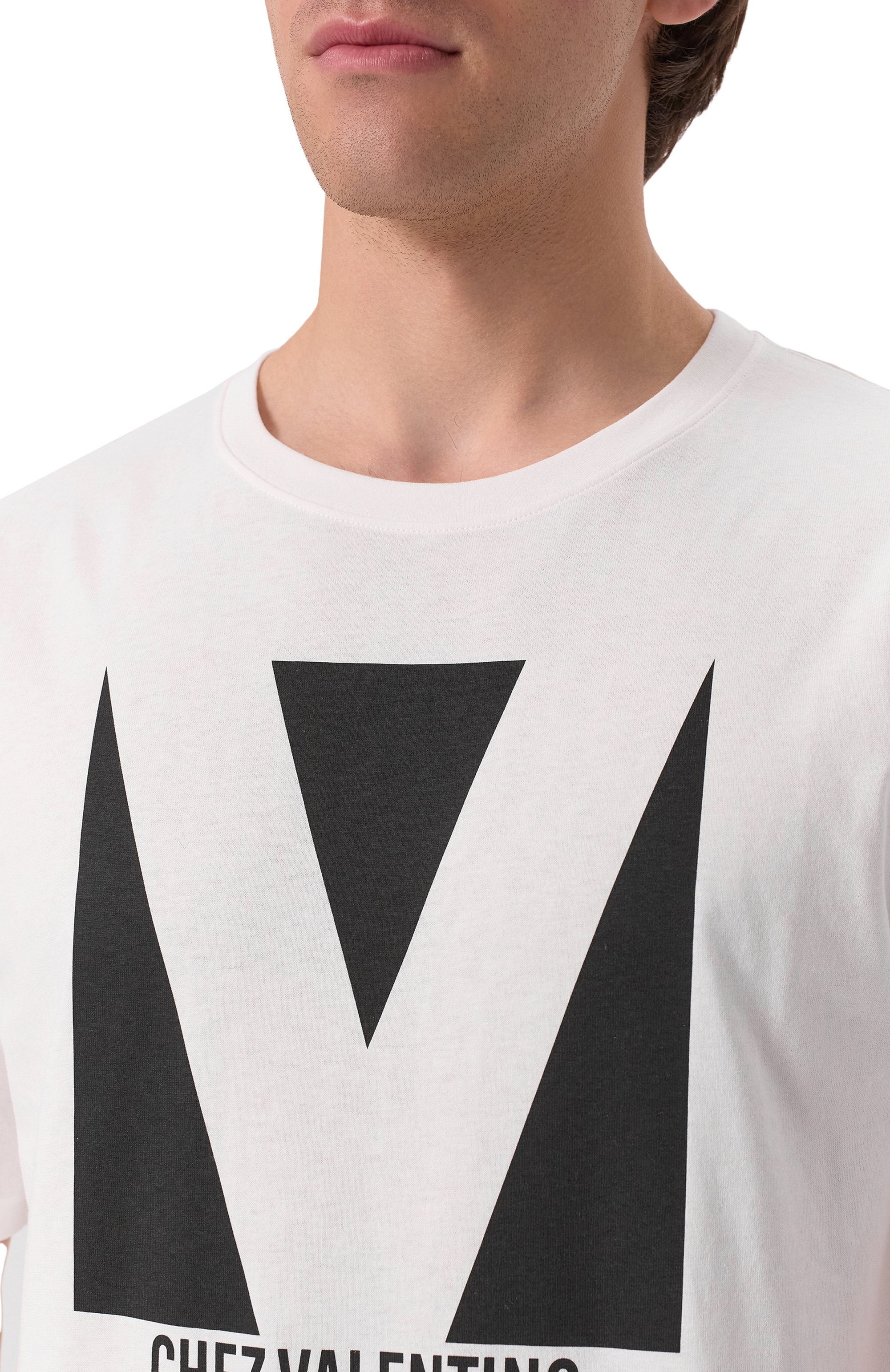 Хлопковая футболка VALENTINO, арт. 6V3MG16P/AQ9, фото 5