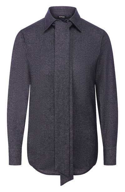 Женская рубашка из смеси хлопка и шерсти KITON, арт. D48407K04S12
