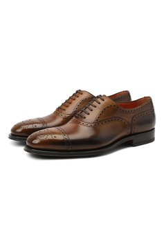 Кожаные оксфорды SANTONI, арт. MCPH17110RG1INGCS53, фото 1