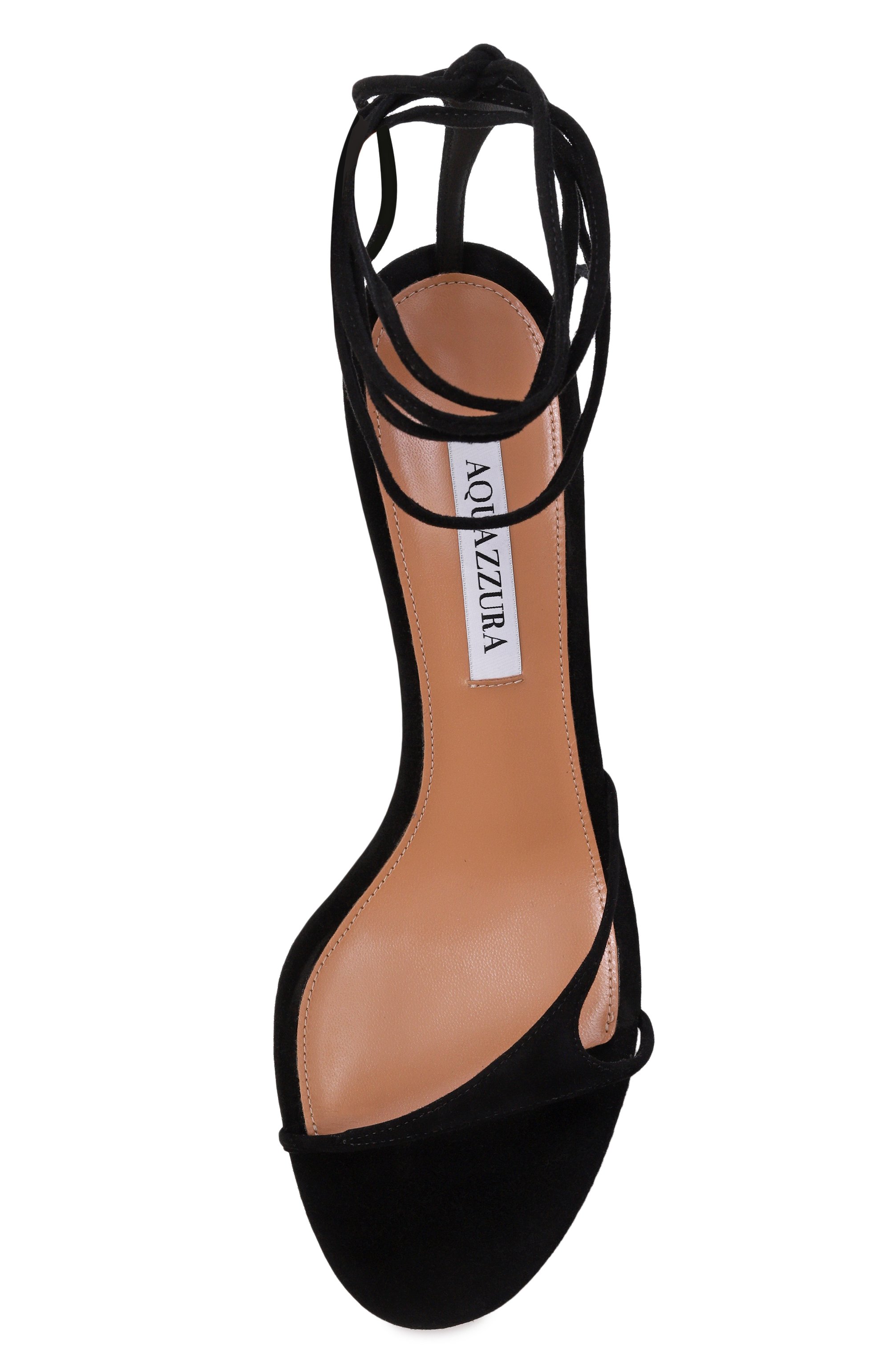 Замшевые босоножки bikini 65 AQUAZZURA, арт. BKNMIDS1-SUE-000, фото 6