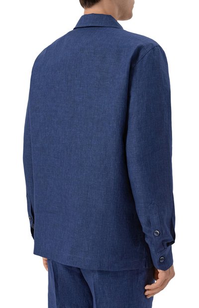 Льняная рубашка CAPOBIANCO, арт. 20M515.LL00._001, фото 4