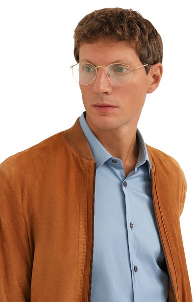 Оправа HAFFMANS NEUMEISTER золотого цвета по цене 47350 руб., арт. DARDEN CHAMPAGNE-GALAPAG0S, фото 3 Оправа HAFFMANS NEUMEISTER, арт. DARDEN CHAMPAGNE-GALAPAG0S, фото 3