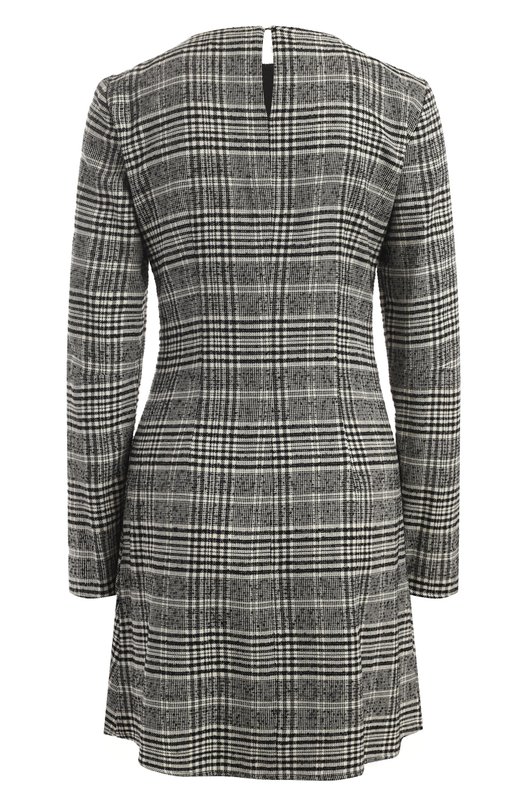 Платье из вискозы и шерсти Patrizia Pepe Серый, фото 2