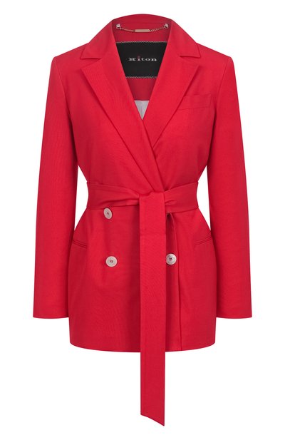 Женский шелковый жакет KITON, арт. D57513K0917E04