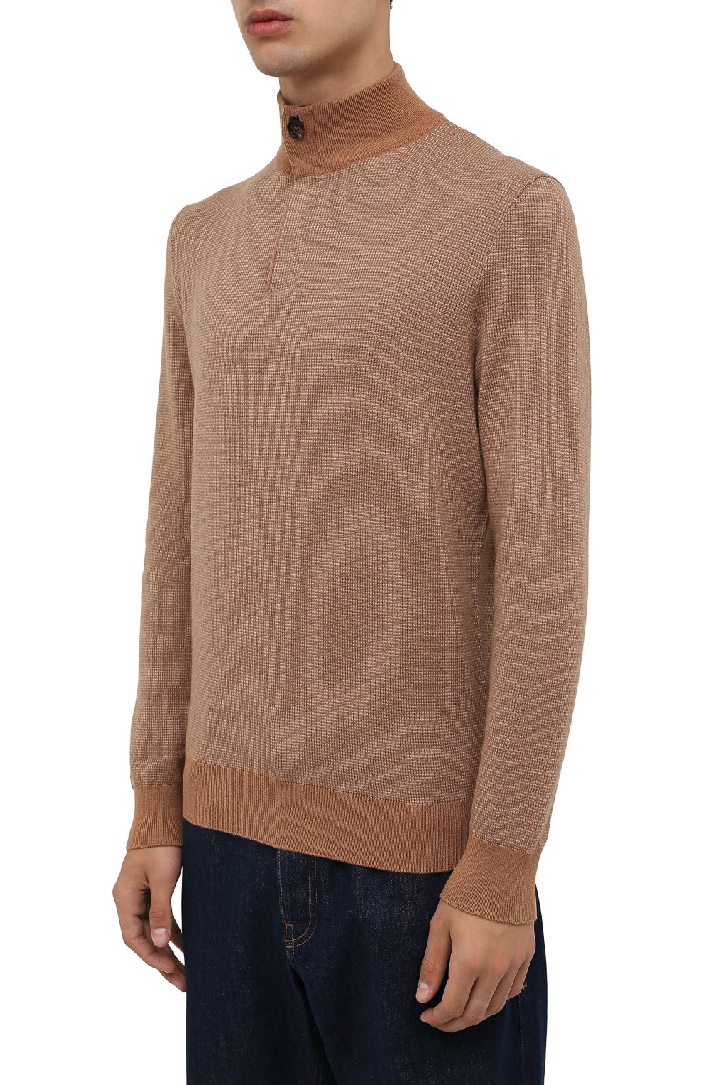 Джемпер из кашемира и хлопка ZEGNA, арт. UYQ25/127, фото 3