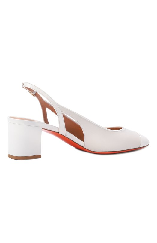 Кожаные туфли Santoni WDNG71546HA2N0G0 Белый  WDNG71546HA2N0G0 Фото 5