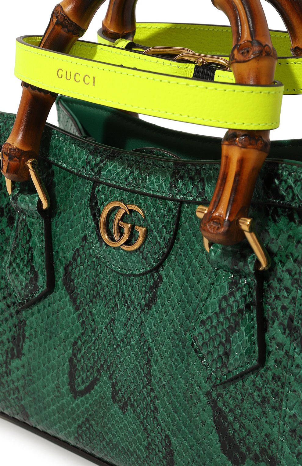 Сумка-тоут diana small из кожи питона GUCCI, арт. 655661 LU3ZT, фото 3