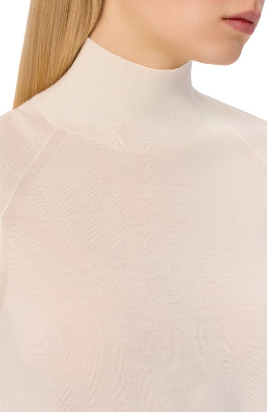 Шерстяной топ BOSS 50544998 Кремовый  50544998 Фото 5