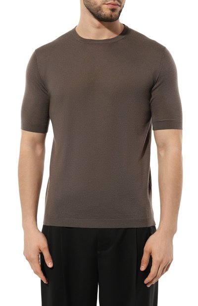 Джемпер из шерсти и шелка ANDREA CAMPAGNA, арт. TS0MC/LSC18R, фото 3