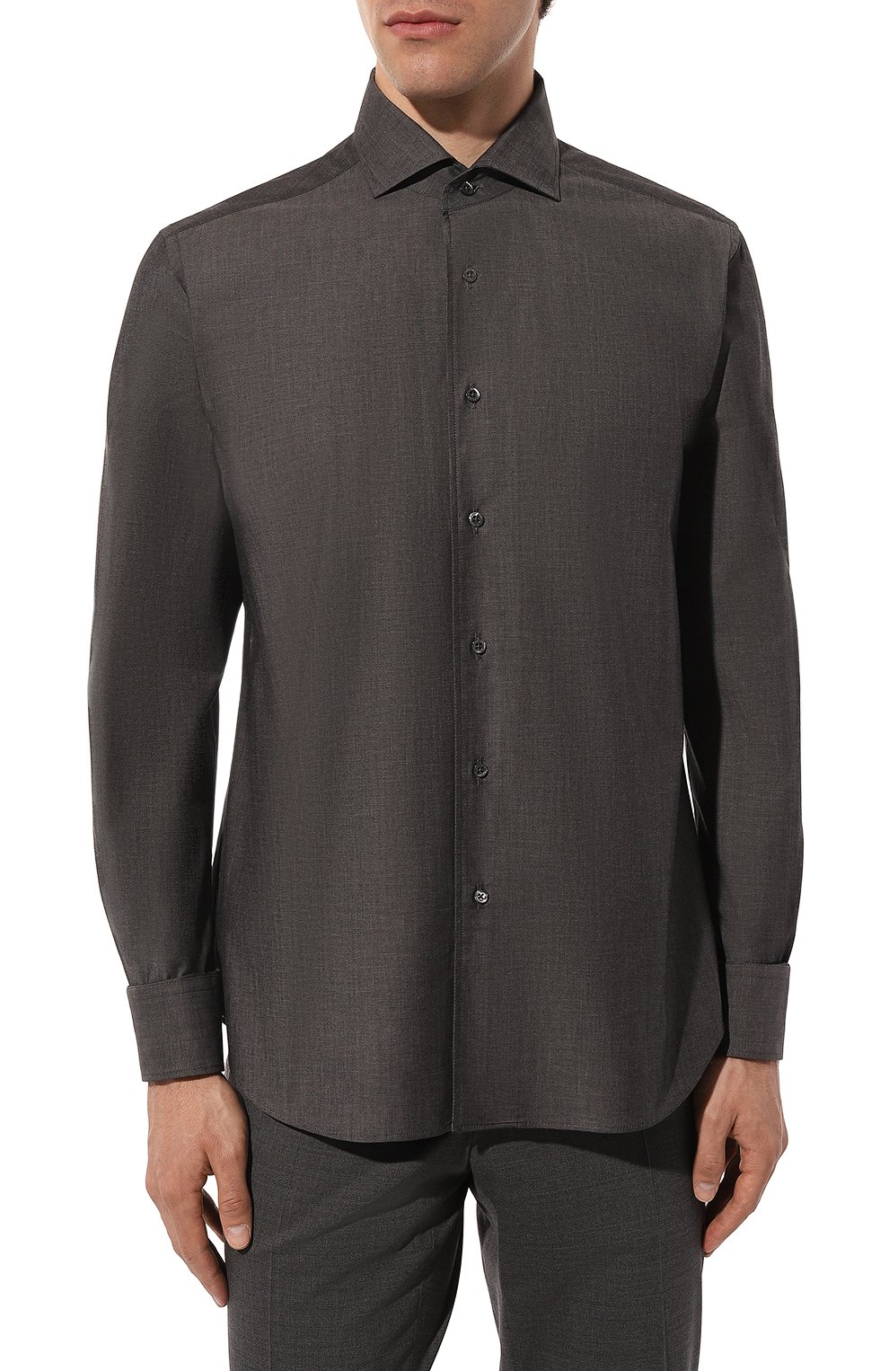 Хлопковая рубашка CORNELIANI, арт. 93P156-9311472, фото 3