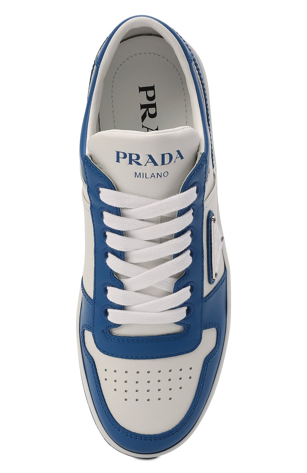 Кожаные кеды PRADA, арт. 1E792M-3LKG-F098Z-030, фото 6