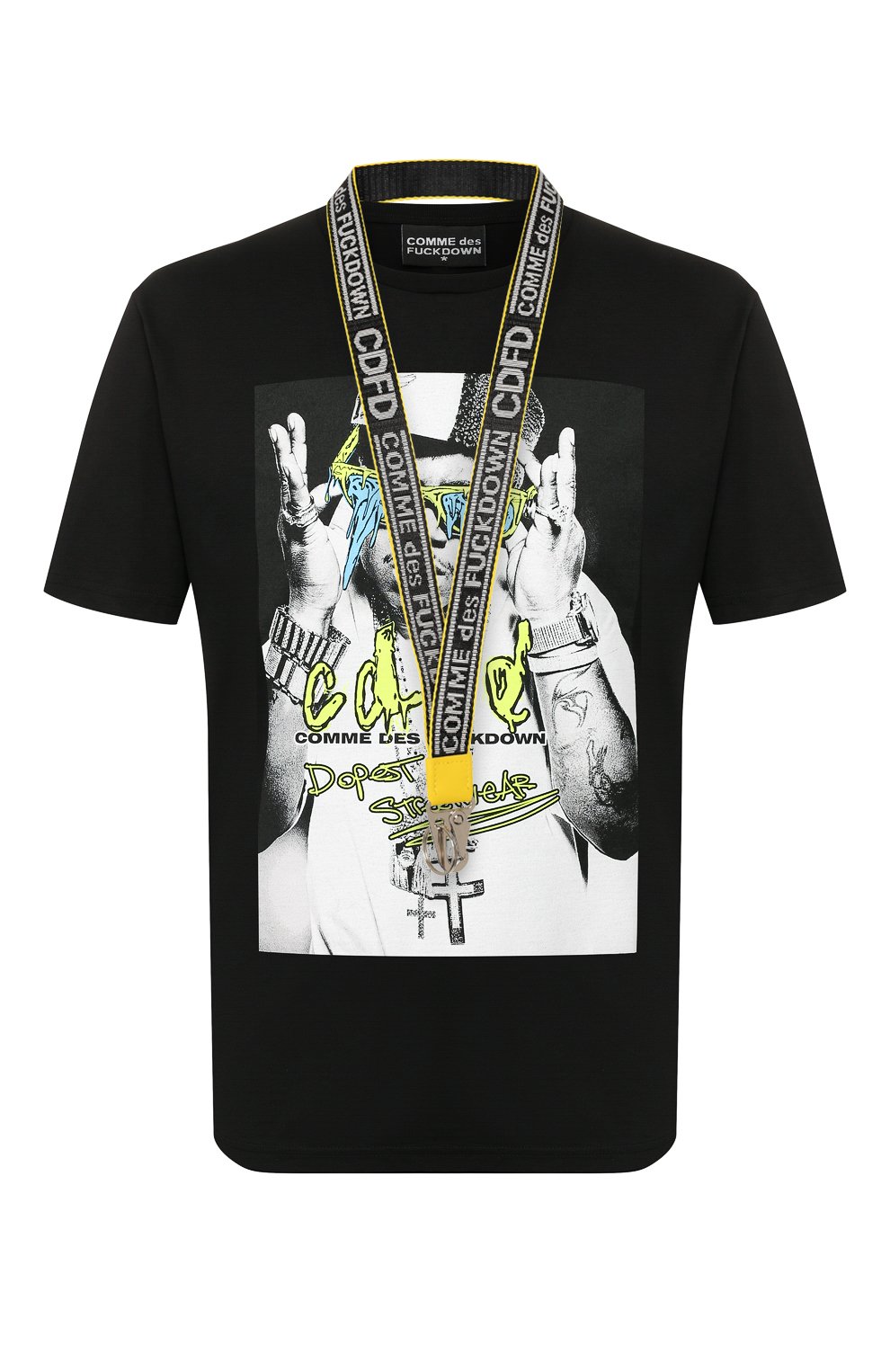 Хлопковая футболка COMME DES FUCKDOWN, арт. CDFU729P, фото 1