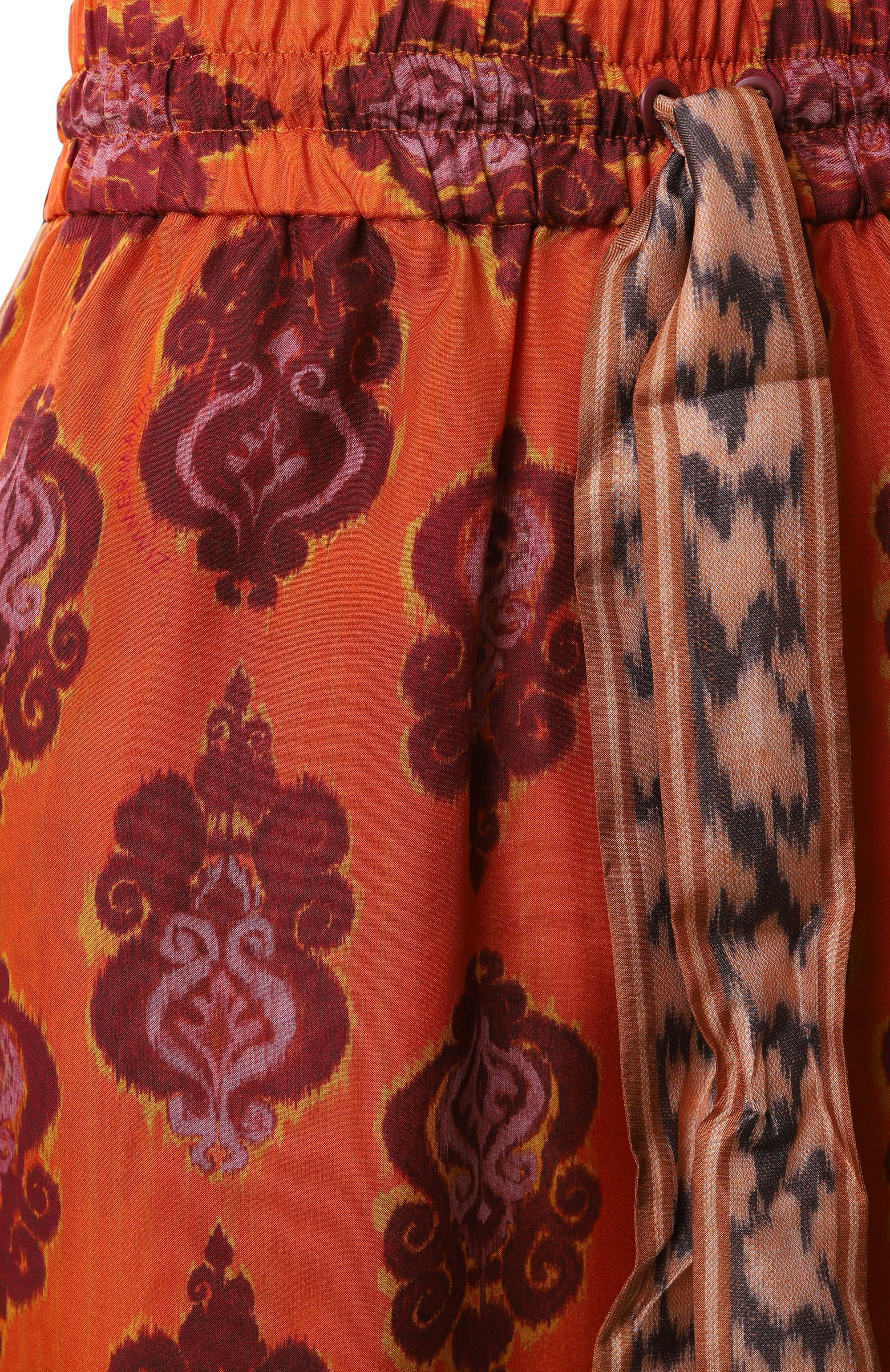 Шелковые брюки ZIMMERMANN, арт. 1500PRS251, фото 6