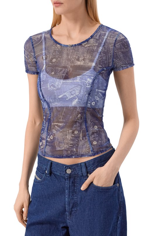 Футболка Diesel A22061/0CJBM Синий  A22061/0CJBM Фото 3