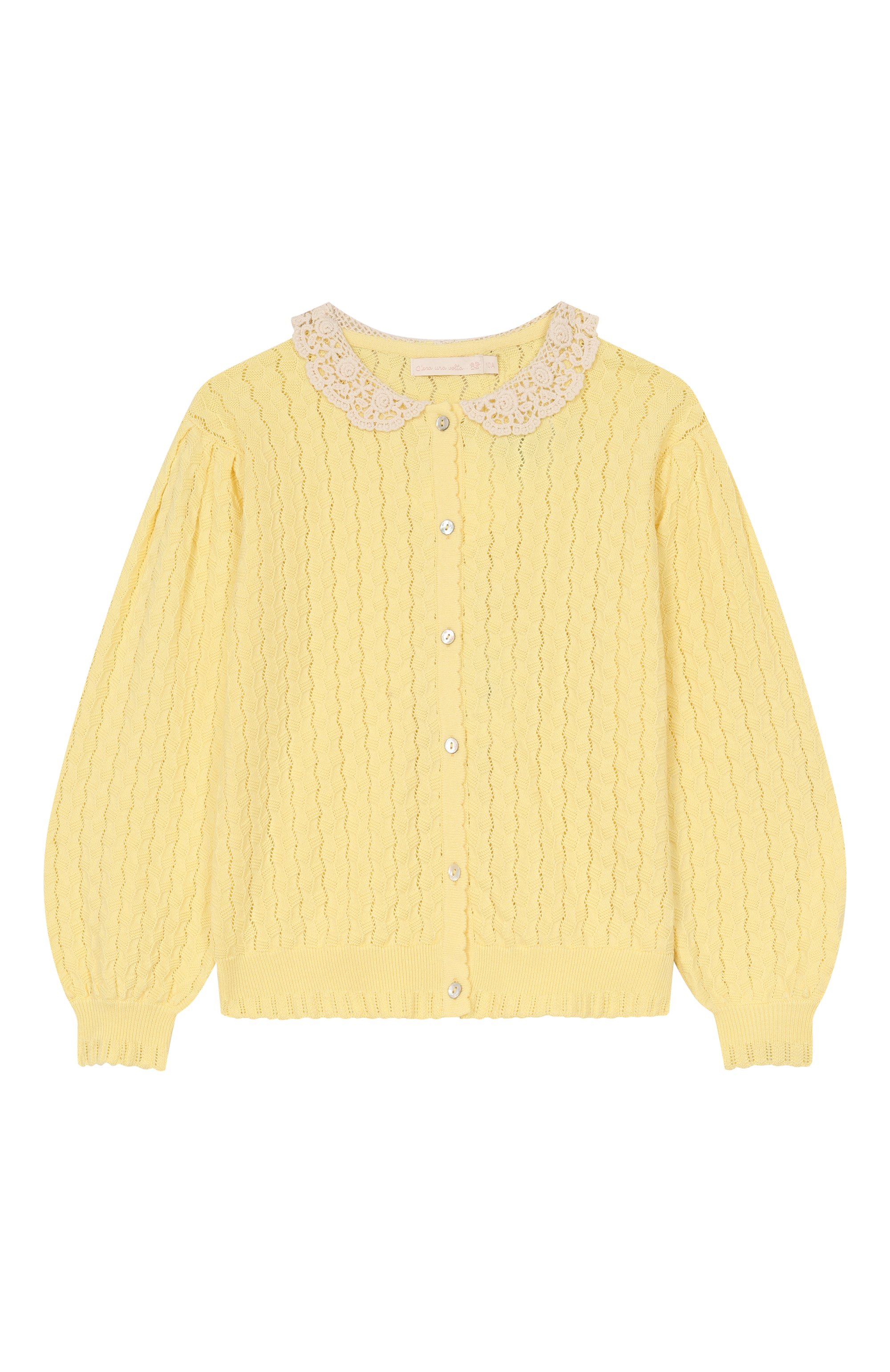 Хлопковый кардиган C`ERA UNA VOLTA, арт. SS26KN07617, фото 1