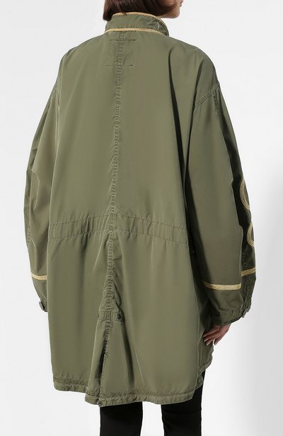 Хлопковая парка R13 хаки цвета по цене 95200 руб., арт. R13W7489-REF, фото 4 Хлопковая парка R13, арт. R13W7489-REF, фото 4