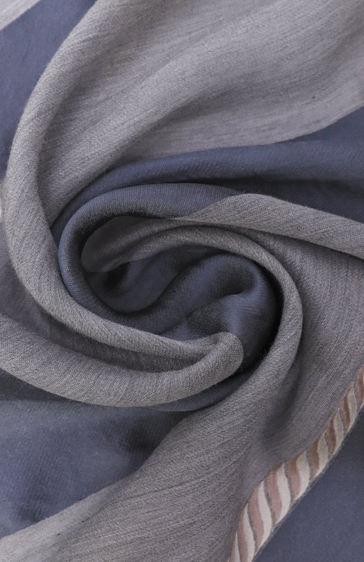 Шарф из шелка и вискозы Giorgio Armani GM002974/AF24220 Серый  GM002974/AF24220 Фото 3